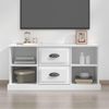 Mueble Para Tv Madera Contrachapada Blanco 99,5x35,5x48 Cm