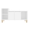 Mueble Para Tv Madera Contrachapada Blanco 100x35x55 Cm