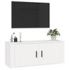 Mueble Para Tv De Pared Blanco 100x34,5x40 Cm