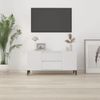 Mueble Para Tv Madera Contrachapada Blanco 102x44,5x50 Cm