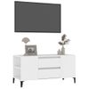 Mueble Para Tv Madera Contrachapada Blanco 102x44,5x50 Cm