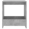 Mesa Auxiliar De Madera Contrachapada Gris Hormigón 50x26x50 Cm