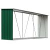 Casetilla Para Leña Acero Galvanizado Verde 330x84x152 Cm