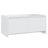 Mesa De Centro Madera Contrachapada Blanco 90x50x41,5 Cm