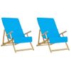 Toallas De Playa 2 Uds Tela Turquesa 400 G/m² 60x135 Cm