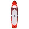 Juego De Tabla Paddle Surf Inflable Roja 360x81x10 Cm