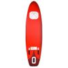 Juego De Tabla Paddle Surf Inflable Roja 360x81x10 Cm