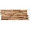 Paneles De Revestimiento De Pared 3d 10 Uds Madera Teca 1,08 M²