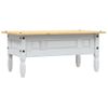 Mesa De Centro Corona Range Pino Mexicano Blanco 100x55x44 Cm