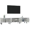 Mueble Para Tv Madera Contrachapada Blanco 180x31,5x40 Cm