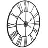 Reloj De Pared Vintage Movimiento Cuarzo Metal 80 Cm Xxl