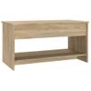 Mesa De Centro Madera De Ingeniería Roble Sonoma 102x50x52,5 Cm