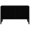 Mesa De Centro Madera Contrachapada Negro 60x50x36,5 Cm