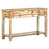 Mesa Consola Madera Maciza Reciclada 120x40x75 Cm