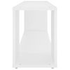 Mueble Para Tv Madera Contrachapada Blanco 100x24x32 Cm