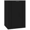 Mueble Para Tv De Pared Negro 40x34,5x60 Cm