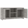 Mueble De Tv Madera Contrachapada Gris Hormigón 102x37,5x52,5cm