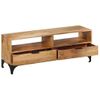 Mueble Para Tv Madera De Mango 120x35x45 Cm