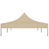 Techo De Carpa Para Celebraciones Beige 6x3 M 270 G/m²