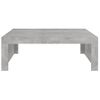 Mesa De Centro Madera De Ingeniería Gris Hormigón 100x100x35 Cm