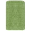 Conjunto De Alfombrillas De Baño De Tela 2 Piezas Verde