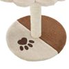 Rascador Para Gatos Con Poste De Sisal 40 Cm Beige Y Marrón