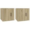 Muebles Para Tv De Pared 2 Uds Roble Sonoma 40x34,5x40 Cm