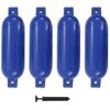 Parachoques Para Barco 4 Unidades Pvc Azul 51x14 Cm