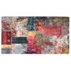 Alfombra Lavable Patchwork Antideslizante Multicolor 190x300 Cm