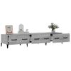 Mueble Para Tv Madera Contrachapada Gris Sonoma 150x34,5x30 Cm