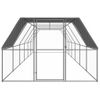 Jaula Gallinero De Exterior De Acero Galvanizado 3x12x2 M