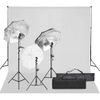 Kit De Estudio Fotográfico Con Set De Luces Y Fondo