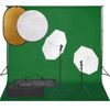 Kit De Estudio Fotográfico Con Set De Luces, Fondo Y Reflector