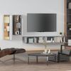 Set De Muebles Para Tv 4 Pzas Madera Contrachapada Gris Sonoma