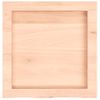 Encimera De Baño Madera Maciza Sin Tratar 40x40x(2-4) Cm