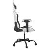 Silla Gaming Cuero Sintético Blanco Y Negro