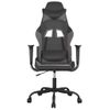 Silla Gaming Cuero Sintético Negro Y Gris