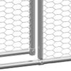 Jaula Gallinero De Exterior De Acero Galvanizado 2x4x2 M