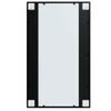 Espejos De Pared 4 Uds Metal Negro 100x60 Cm