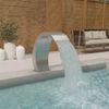 Fuente De Piscina Con Led De Acero Inoxidable 304 22x60x70 Cm