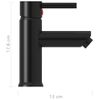 Grifo Para Lavabo De Baño Acabado Negro 130x176 Mm