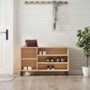 Mueble Zapatero Madera Contrachapada Roble Sonoma 102x36x60 Cm