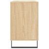 Mueble Zapatero Madera Contrachapada Roble Sonoma 102x36x60 Cm