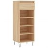 Mueble Zapatero Madera Contrachapada Roble Sonoma 40x36x105 Cm