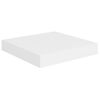 Estante Flotante De Pared Mdf Blanco 23x23,5x3,8 Cm