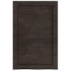 Encimera De Baño Madera Tratada Marrón Oscuro 40x60x(2-6) Cm