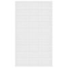 Armario Para Cds Madera Contrachapada Blanco 102x16x177,5 Cm