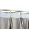 Cortinas Opacas Con Ganchos 2 Unidades Gris 140x245 Cm