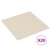 Tarimas De Suelo Autoadhesivas 20 Uds Pvc Beige 1,86 M²