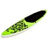 Juego De Tabla De Paddle Surf Inflable Verde 366x76x15 Cm